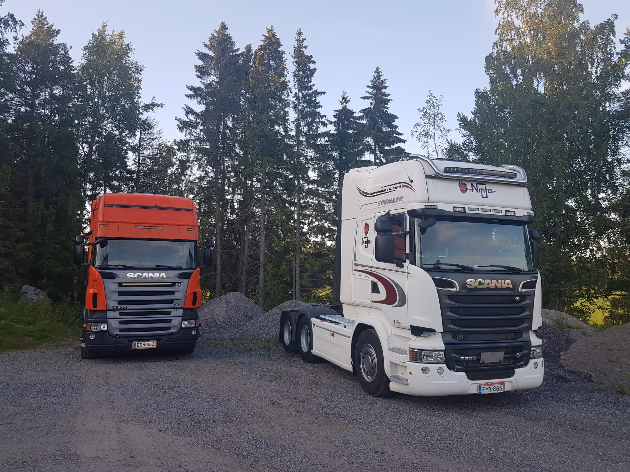 Transport på väg i Österbotten